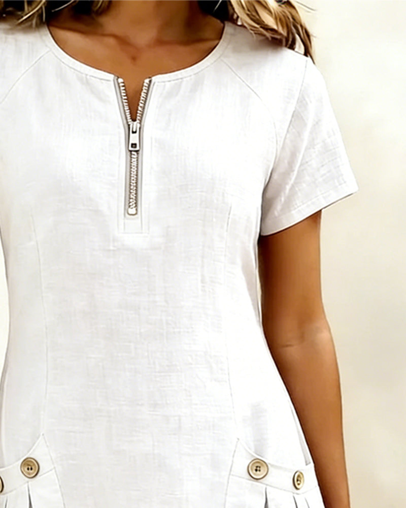Lina™ Dress — Natural Elegance for Everyday