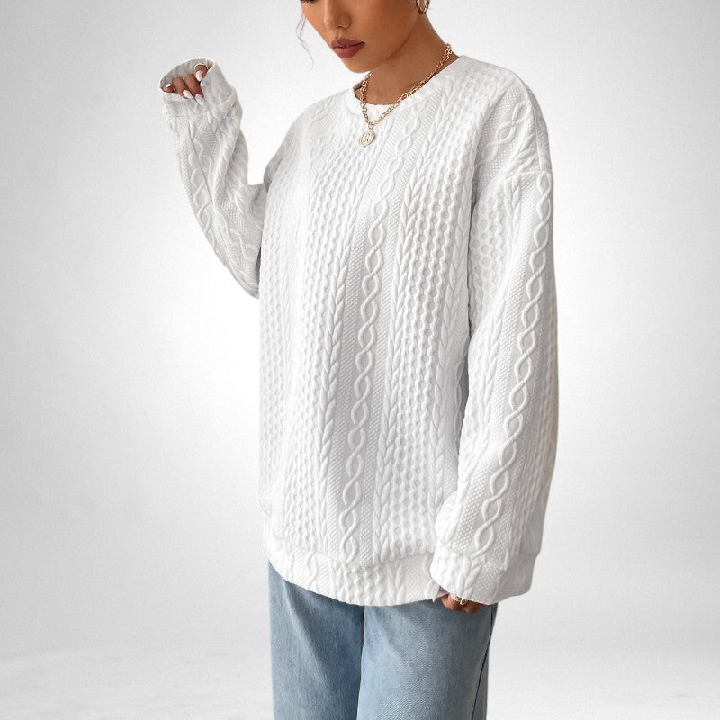 Margaux | Pull en maille à motifs