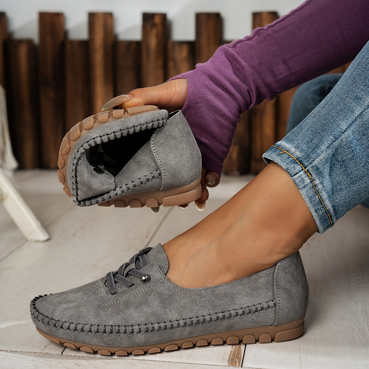 Araminta – Soft Support Moccasins for Sensitive Feet