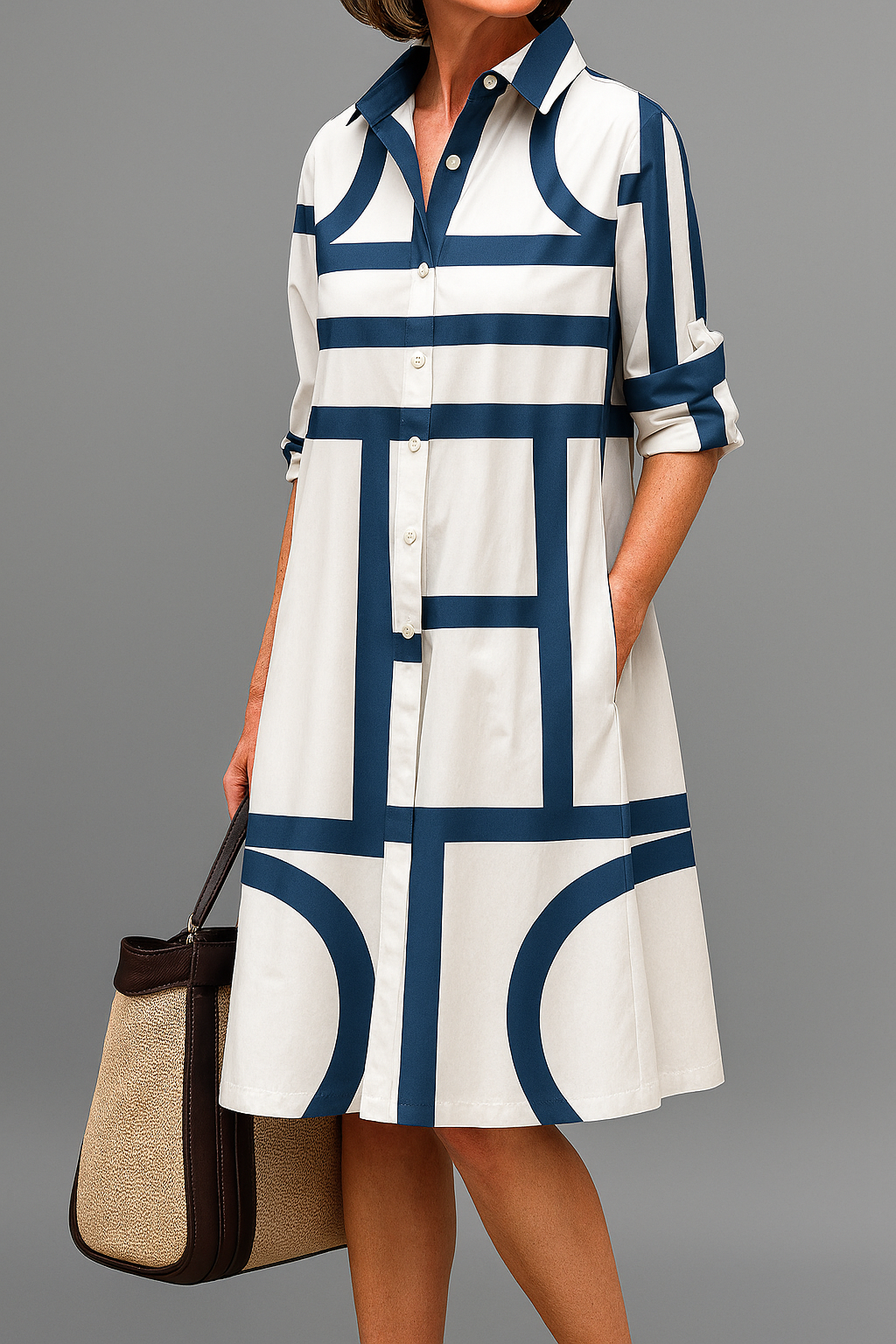 Vanesa™ | Sophisticated Midi Dress