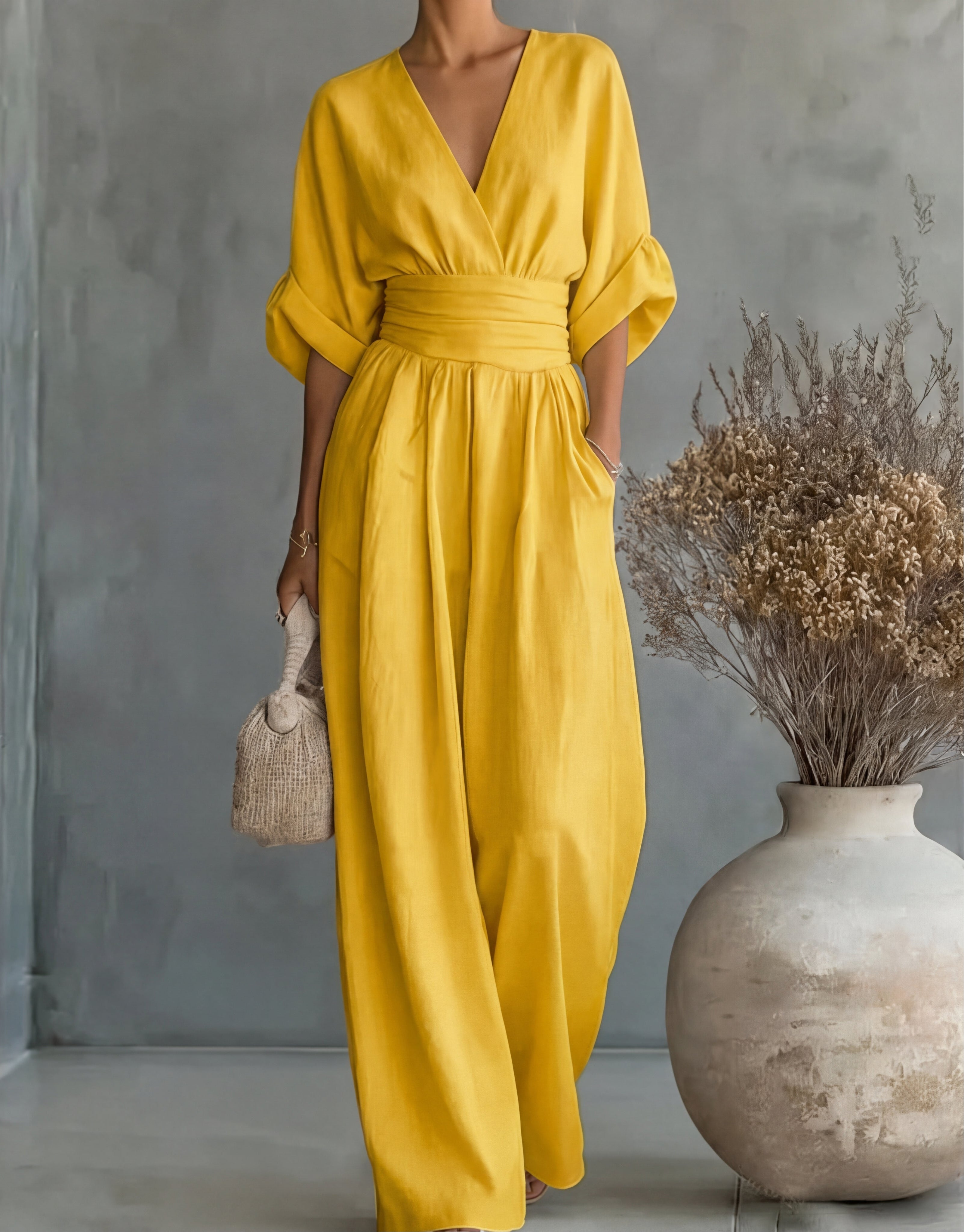 Justine | Elegant Jumpsuit with Wide Legs