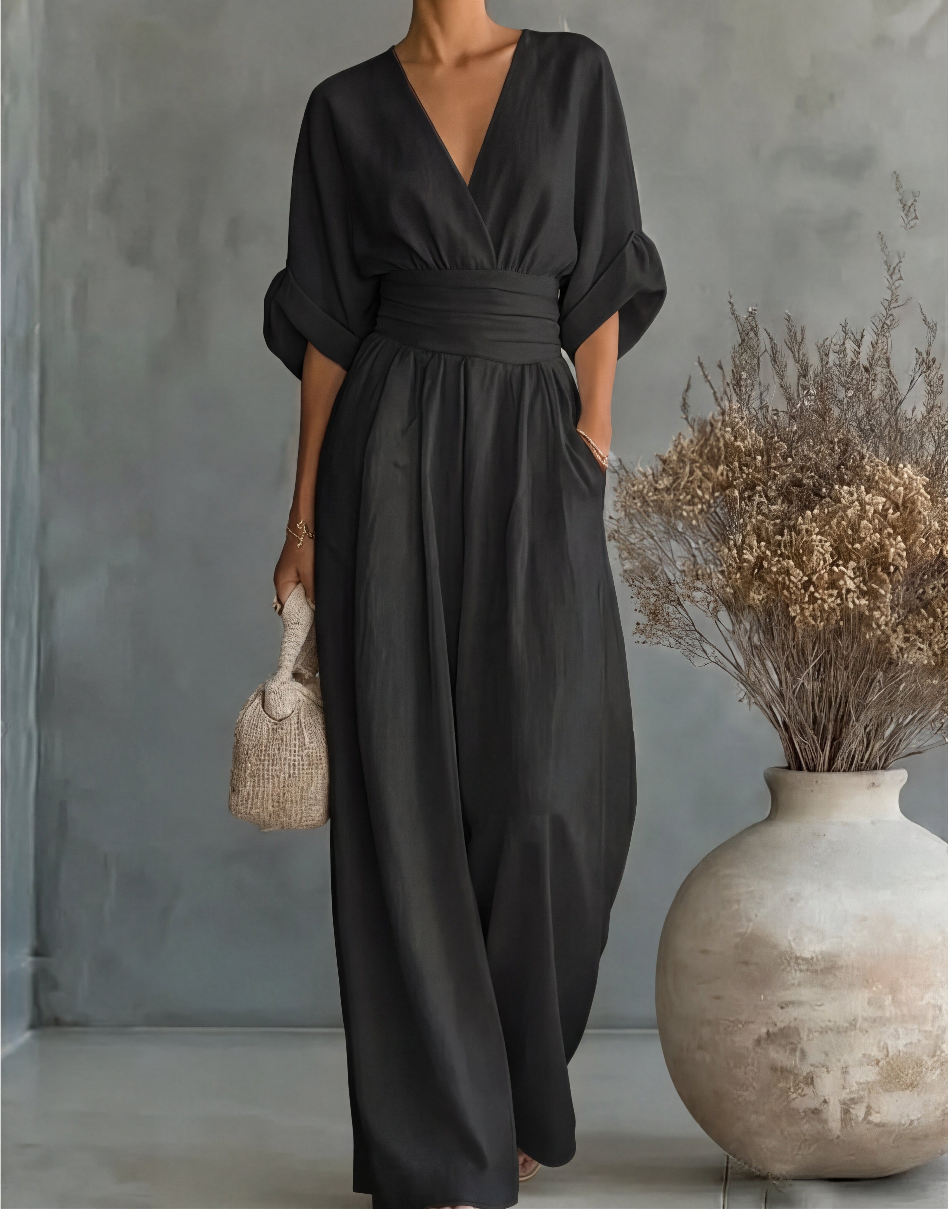 Justine | Elegant Jumpsuit with Wide Legs