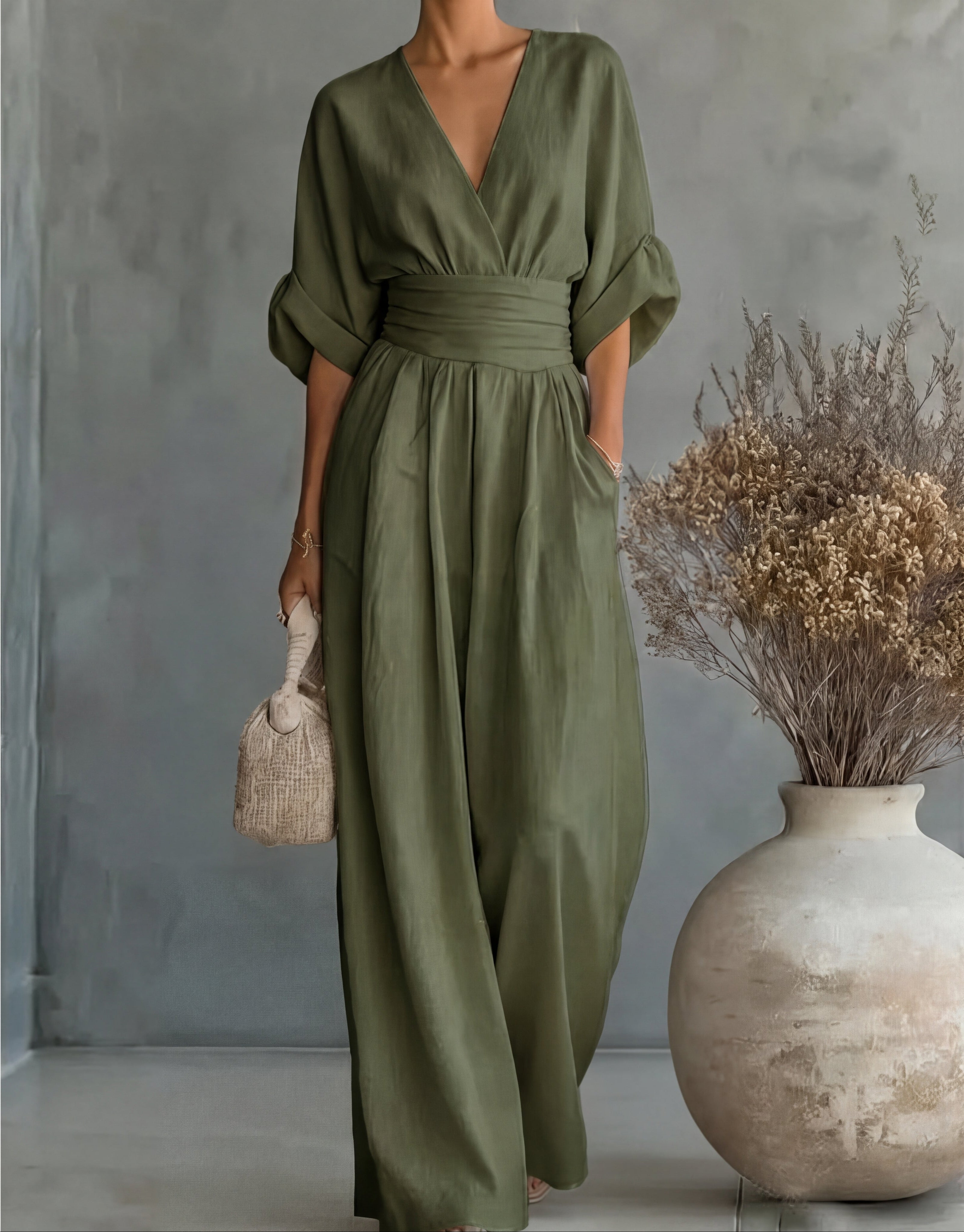 Justine | Elegant Jumpsuit with Wide Legs