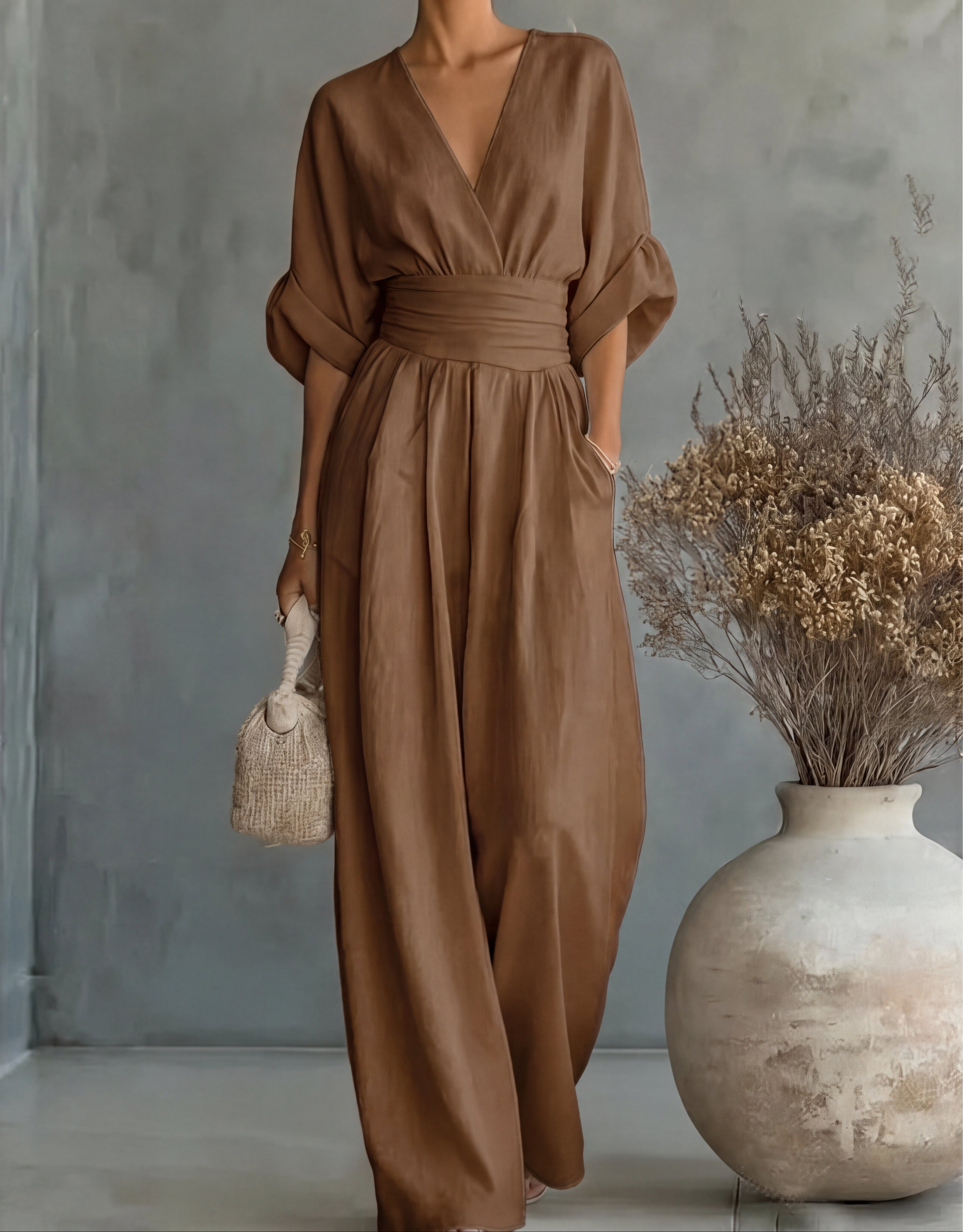 Justine | Elegant Jumpsuit with Wide Legs