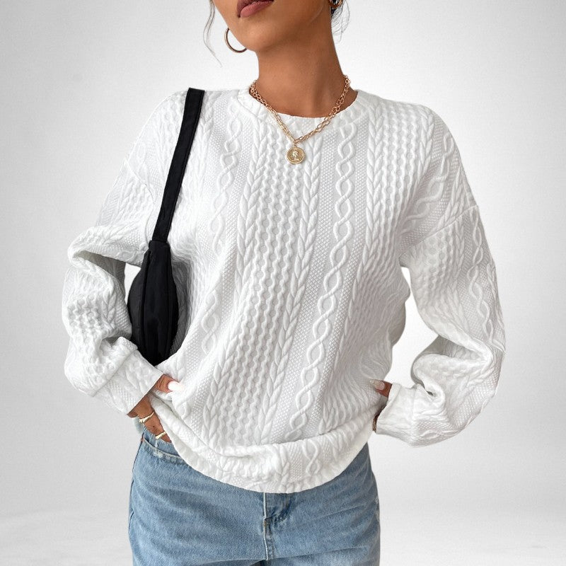 Margaux | Pull en maille à motifs