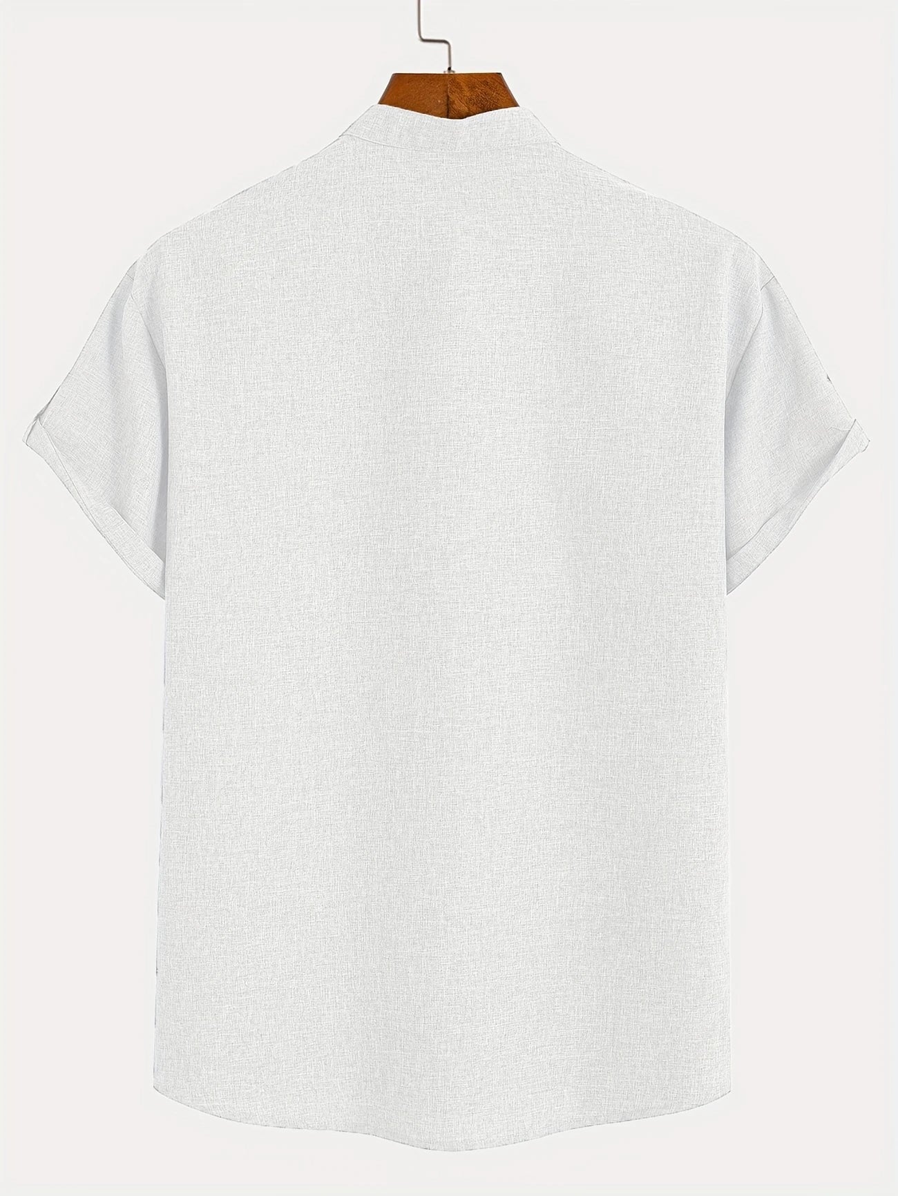 Elliott – Chemise élégante à manches courtes avec col montant