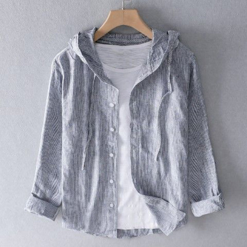 NOVA LINEN HOODIE