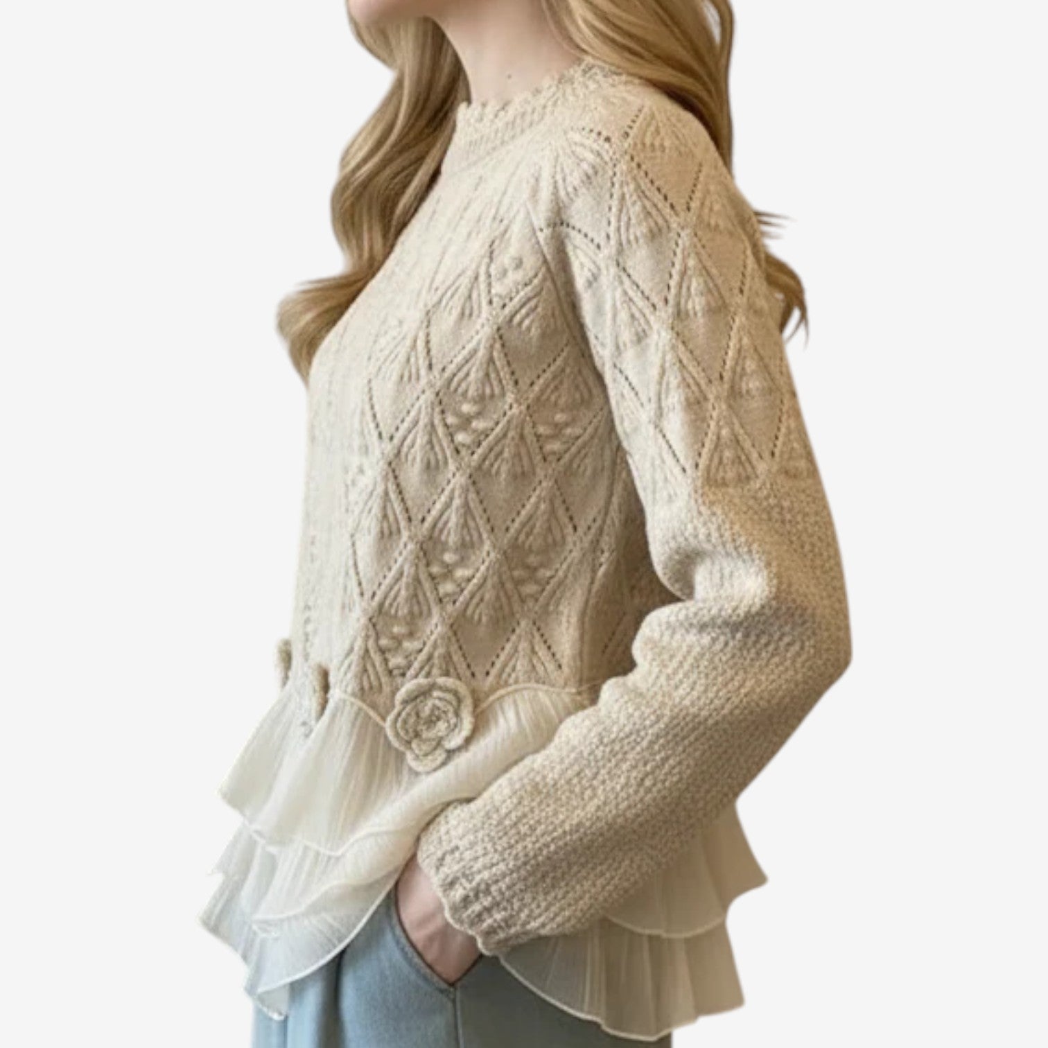 Mallory – Textured Knit Sweater