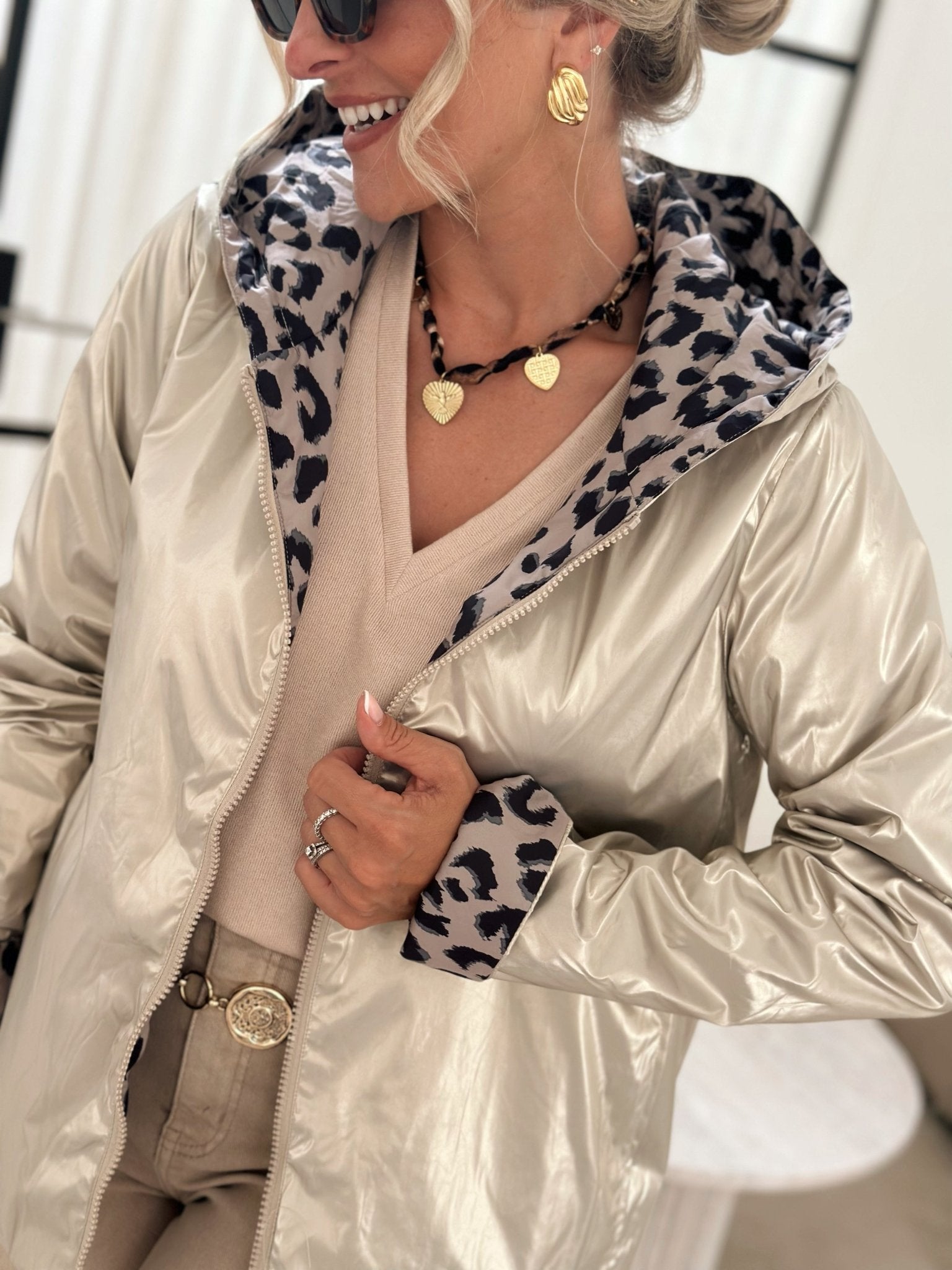 Paris Couture™ | La veste leopard dore