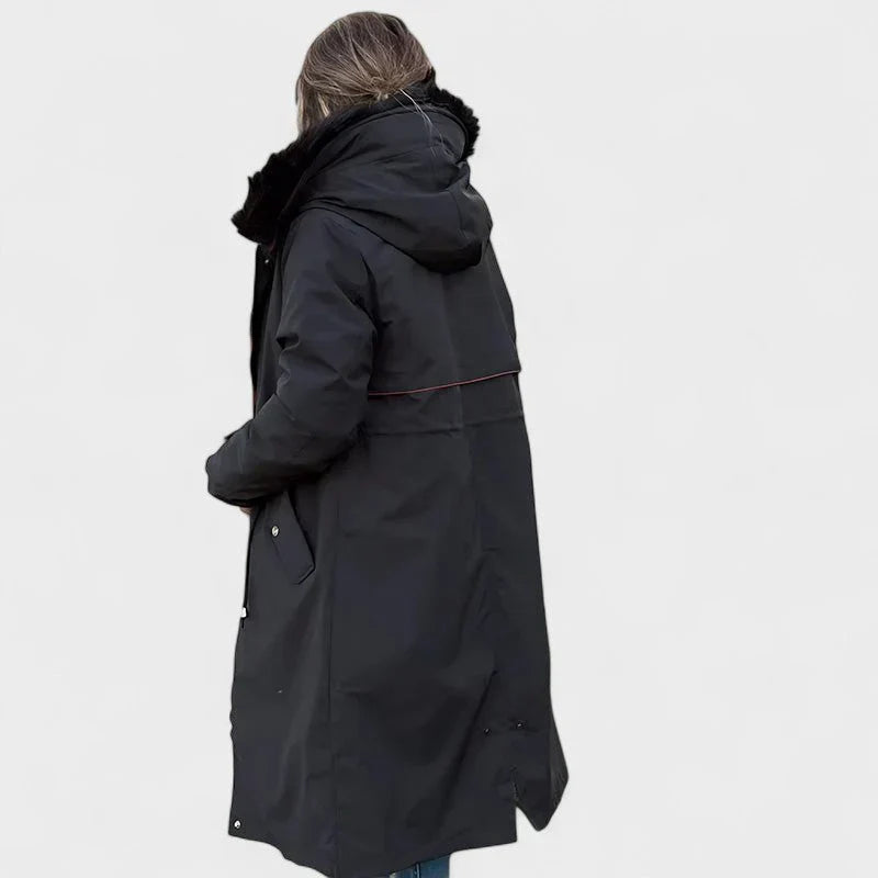 Frostra™ – Höstjacka med Huva och Mjuk Krage