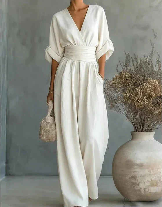 Justine | Elegant Jumpsuit with Wide Legs
