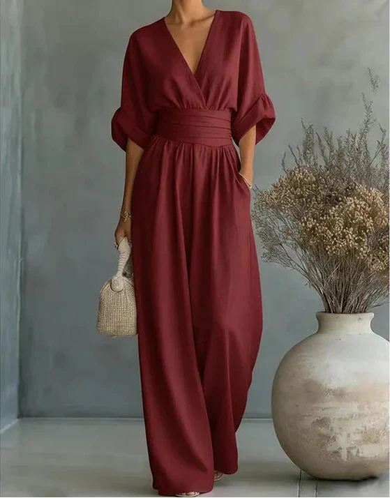 Justine | Elegant Jumpsuit with Wide Legs
