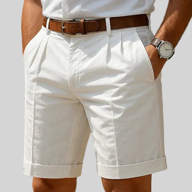 Rico | Summer Pleated Chino Shorts