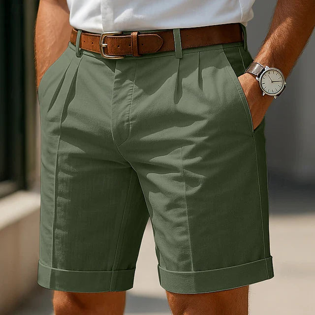 Rico | Summer Pleated Chino Shorts