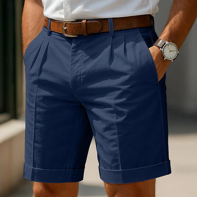 Rico | Summer Pleated Chino Shorts